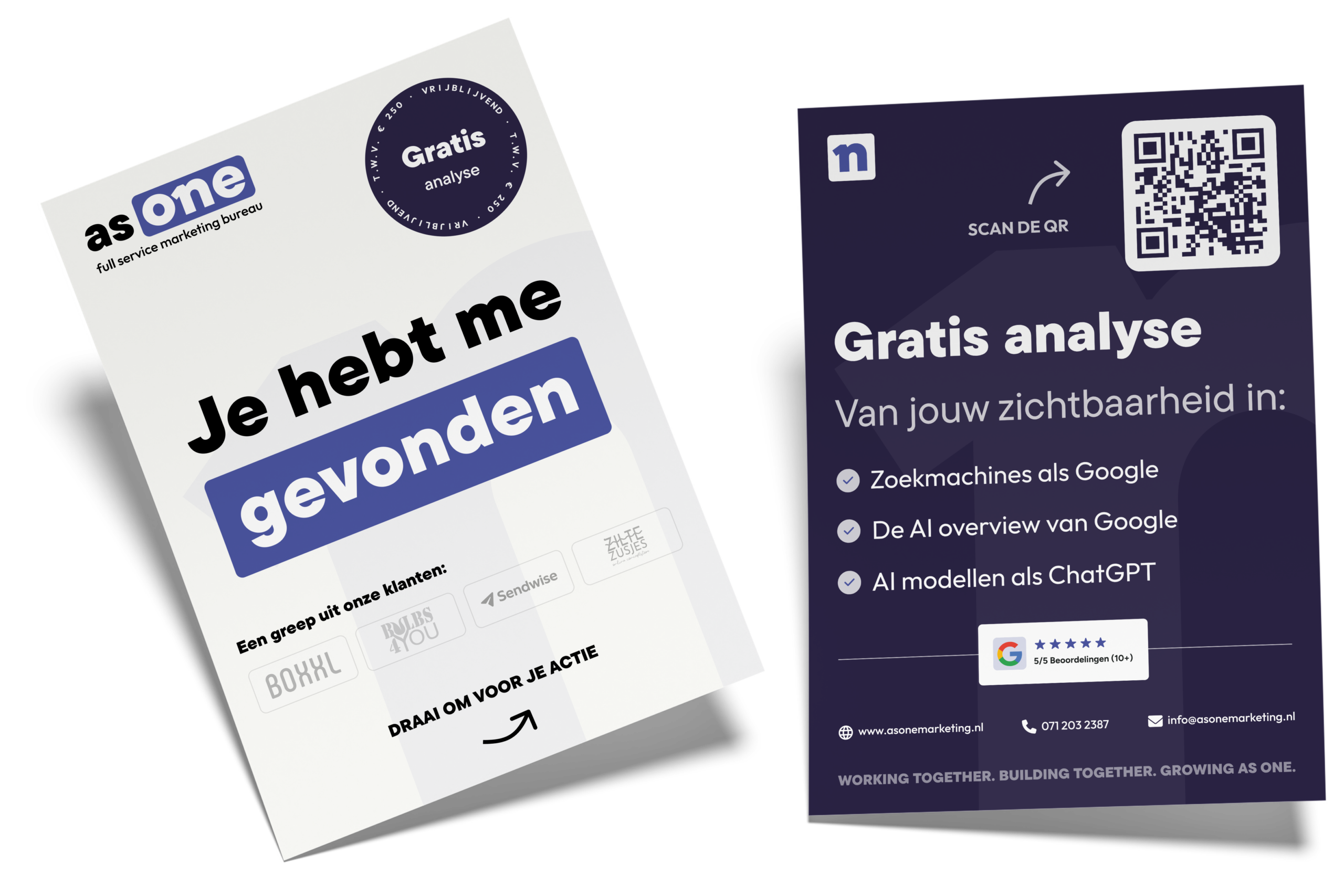 Je hebt me gevonden! — As One Marketing